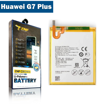 Huawei G7 Plus Battery Replacement - ZNF 3000mAh (HB396481EBC)
