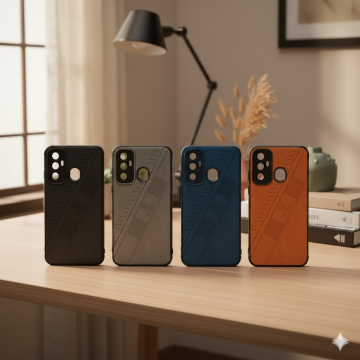 Infinix Hot 11 Executive Stitched Leather Cover