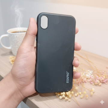 Apple iPhone XR Matte Black Soft Silicone Shockproof Mobile Cover