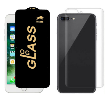 iPhone 7 Plus Protection Pack: OG Glass + Transparent Back Hydrogel Film