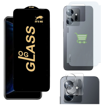 Infinix Zero 20 3-in-1 Kit: OG Glass + Carbon Back Camera Protector