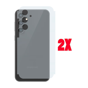 (2-Pack) Samsung S21 FE Back Protector Carbon Fiber Matte Sheet