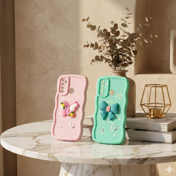 Realme C3 Wave Kitty Mobile Cover