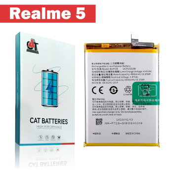 Realme 5 Battery Replacement - CAT 5000mAh (BLP729)