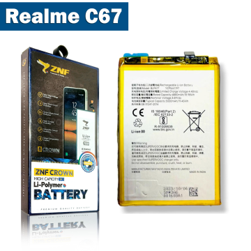 Realme C67 Battery Replacement - ZNF 5000mAh (BLPA17)