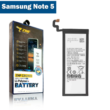 Samsung Note 5 Battery Replacement - ZNF 3000mAh (EB-BN920ABE)