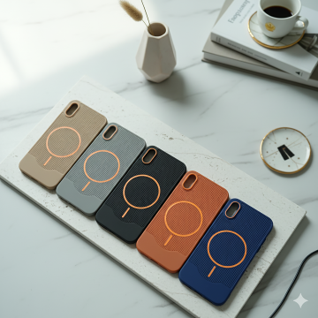 Apple iPhone X Multi Color Texture Slim Fit Mobile Cover