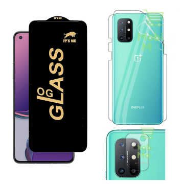 OnePlus 8T 360¬∞ Clear Kit: OG Glass + Back Jelly Camera Guard