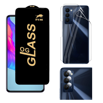 Tecno Camon 18t 360¬∞ Clear Kit: OG Glass + Back Jelly Camera Guard