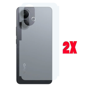 (2-Pack) Vivo V60 Lite Back Protector Carbon Fiber Matte Sheet