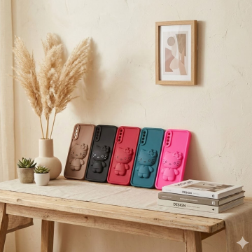 Samsung A30s Soft Mirror Kitty Back Cover