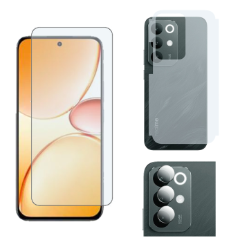 3-in-1 360 Bundle for Realme C85 Pro: Gorilla + Matte Camera