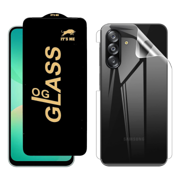 Samsung A26 Protection Pack: OG Glass + Clear Back Jelly Film