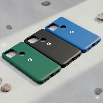Google Pixel 5 Soft Multicolour Official Cover