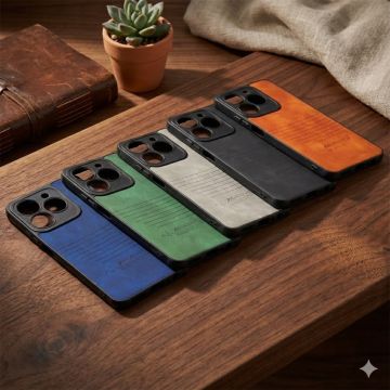 Realme C61 C63 Note 60 Multicolour Soft Leather Cover
