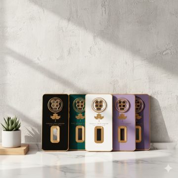 Infinix Note 7 Golden Border Camera Protection Cover