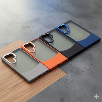 Samsung Galaxy S22 Ultra Multicolour Acrylic Leather Mobile Cover