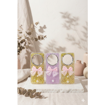 Xiaomi Redmi 14C Radiant Ribbon Glitter Bow Case