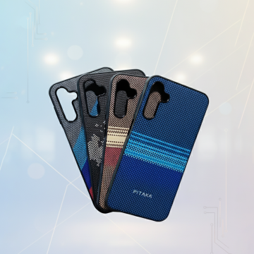 Samsung Galaxy A24 Pitaka Leather Texture Slim Fit Mobile Cover