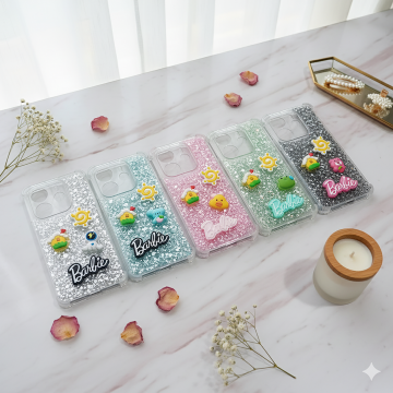 Xiaomi Redmi Note 14 Barbie Glitter Girls Mobile Cover