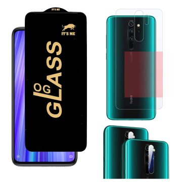 Redmi Note 8 Pro 360¬∞ Clear Kit: OG Glass + Back Jelly Camera Guard
