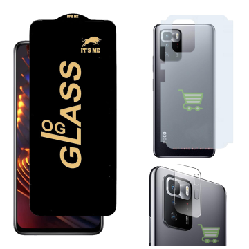 Poco X3 GT 3-in-1 Kit: OG Glass + Carbon Back Camera Protector
