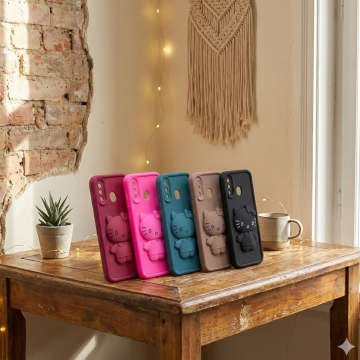 Samsung Galaxy A30 Soft Mirror Kitty Back Cover