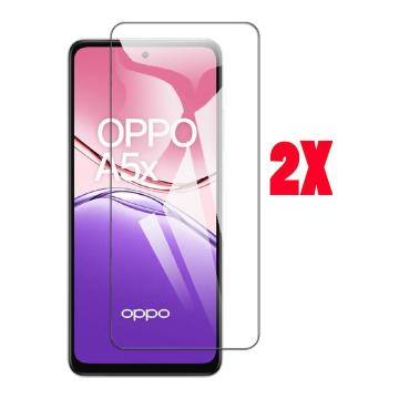 Oppo A5x Glass Protector Polish Screen Tempered For - 2Pcs