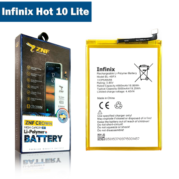 Infinix Hot 10 Lite Battery Replacement - ZNF 5000mAh (BL-49FX)