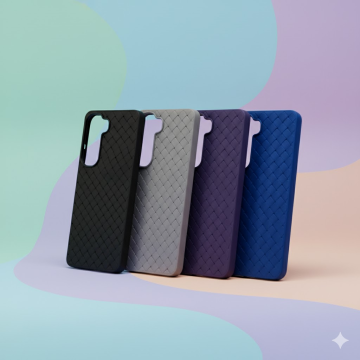 Vivo Y400 Textured Cube Design Soft Case Mobile Cover