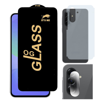 Samsung A36 3-in-1 Kit: OG Glass + Carbon Back Camera Protector