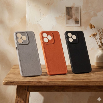 Realme Note 50 Spigen Leather Soft Case Mobile Cover