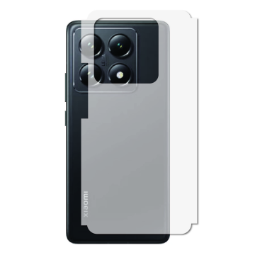 Xiaomi 14T Back Protector Carbon Fiber Matte Soft Skin Sheet For Xioami