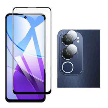 2-in-1 Protection Bundle for Vivo Y19s Pro: 9D + Camera