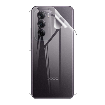 Oppo Reno 12 Back Clear Jelly Protector Soft Film Protection Hydrogel