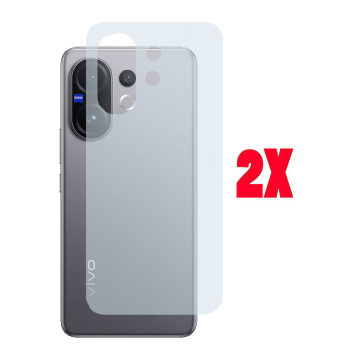 Vivo V60 Back Protector Carbon Fiber Matte Soft Skin Sheet 2 For - 2Pcs