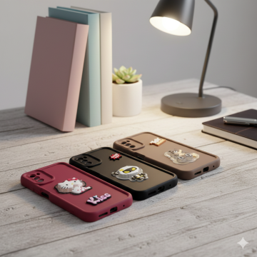 Xiaomi Poco M3 Cute Kitty Blinking Lights Soft Colorful Phone Case