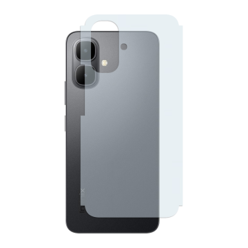 Infinix Smart 10 Back Protector Carbon Fiber Matte Soft Skin Sheet