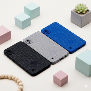 Samsung Galaxy A10 Multicolour Soft Diamond Armor Case Mobile Cover