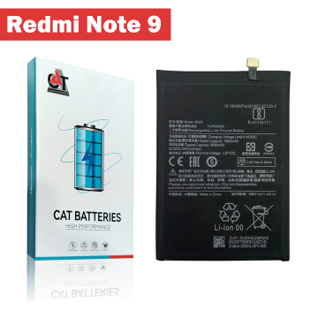 Xiaomi Redmi Note 9 Battery Replacement - CAT 6000mAh (BN62)