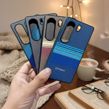 Tecno Camon 40 Pitaka Leather Texture Mobile Cover