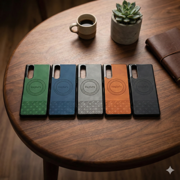 Sony Xperia 5 Luxury Multicolor Leather Phone Case | Anti-Fingerprint Soft Texture Skin-Friendly Cover