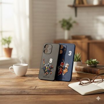 Realme Note 60 POLO Design Leather Type Soft Cover