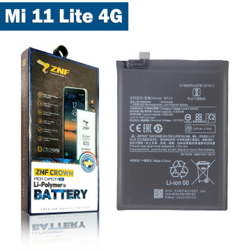 Xiaomi Mi 11 Lite 4G Battery Replacement - ZNF 4250mAh (BP42)