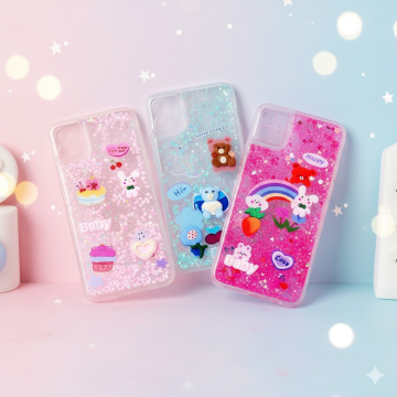 Samsung A05 Water Glitter Shiny Soft Silicon Case Mobile Cover