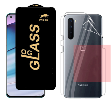OnePlus Nord Protection Pack: OG Glass + Clear Back Jelly Film