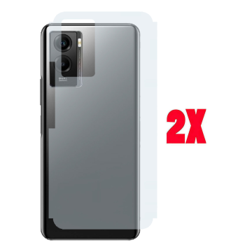 (2-Pack) Vivo Y55s 5G Back Protector Carbon Fiber Matte Sheet