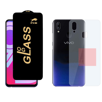 Vivo Y95 Combo: OG Glass Screen Protector + Carbon Back Skin
