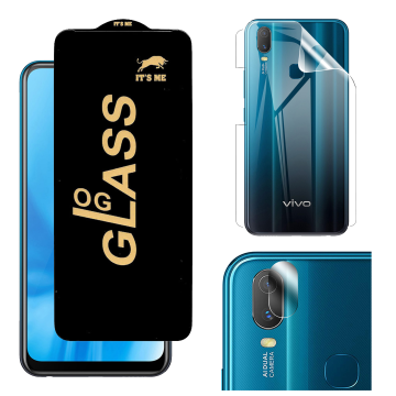Vivo Y11 360¬∞ Clear Kit: OG Glass + Back Jelly Camera Guard