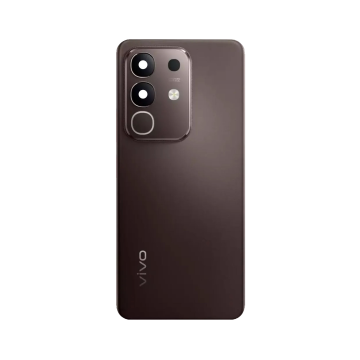 Vivo Y29 Back Battery Door with Camera Lens Glass - Brown